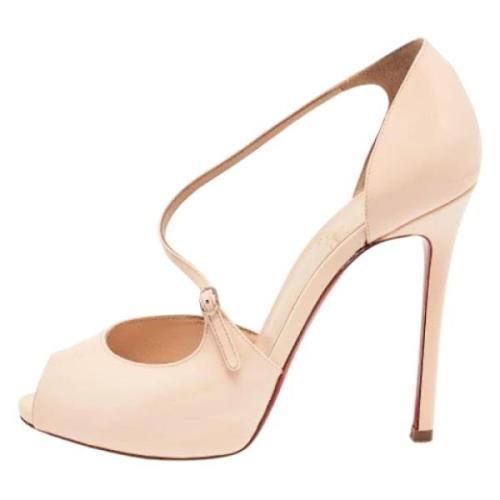 Christian Louboutin Pre-owned Pre-owned Laeder sandaler Pink, Dam