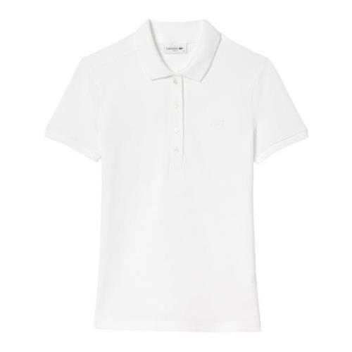 Lacoste Vita T-shirts och Polos White, Dam