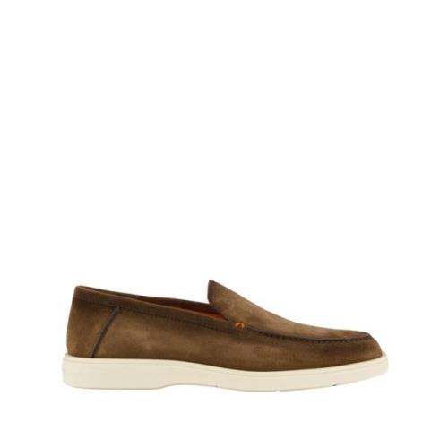 Santoni Loafers Brown, Herr