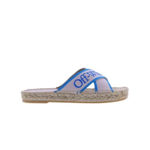 Off White Slippers Blue, Dam