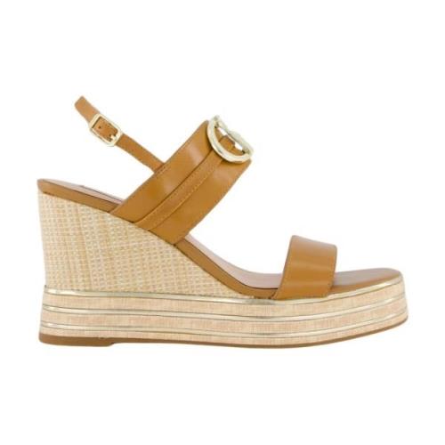 Liu Jo Flat Sandals Brown, Dam