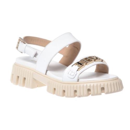 Baldinini Sandal in white calfskin White, Dam