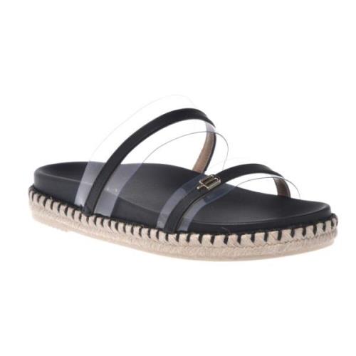 Baldinini Slipper in black nappa leather Black, Dam