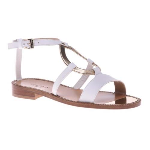 Baldinini Sandal in white calfskin White, Dam