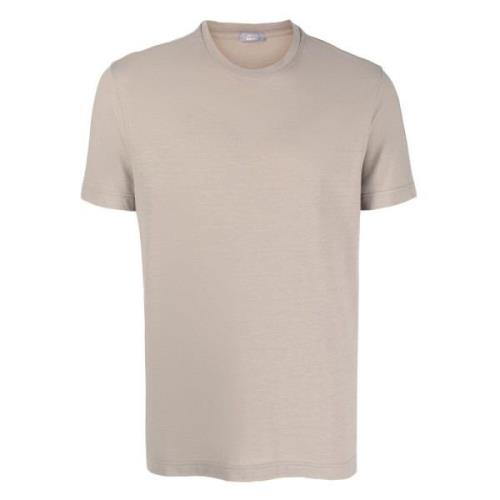 Zanone T-Shirts Gray, Herr