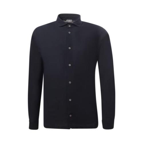 Zanone Casual Shirts Blue, Herr