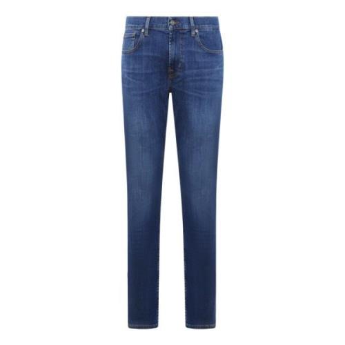 7 For All Mankind Slim-fit Jeans Blue, Herr