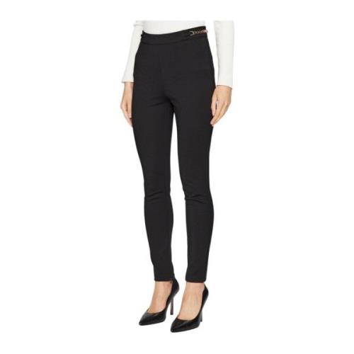 Guess Slim Fit Chainette Leggings - Svart Black, Dam