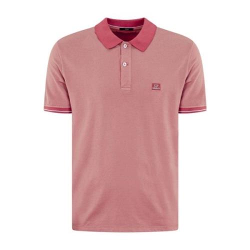 C.p. Company Herr Polo Med Korta ärmar Pink, Herr