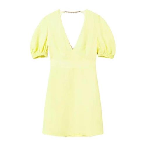 Twinset Short Dresses Yellow, Dam