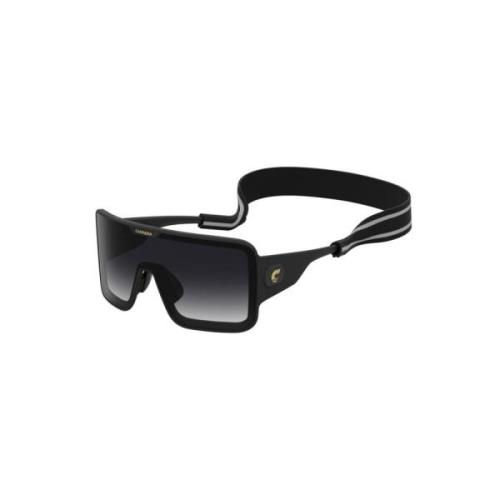 Carrera Matt Svart Solglasögon med Mörkgrå Linser Black, Unisex