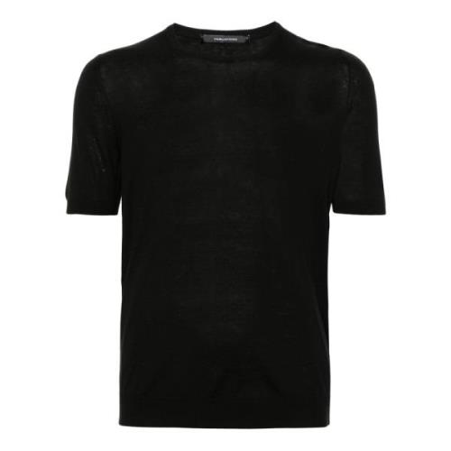 Tagliatore T-Shirts Black, Herr