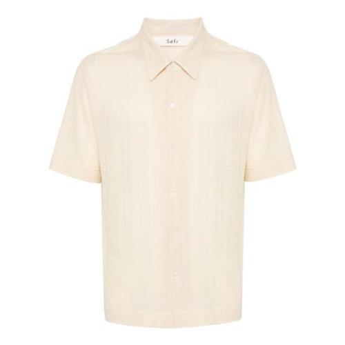 Séfr Blouses Shirts Beige, Herr