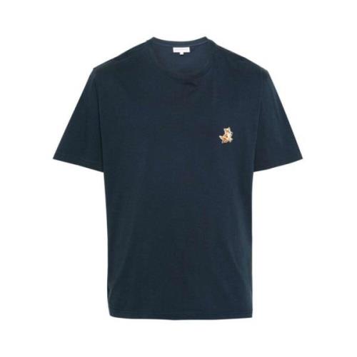 Maison Kitsuné T-Shirts Blue, Herr