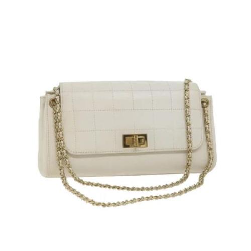 Chanel Vintage Pre-owned Laeder chanel-vskor White, Dam