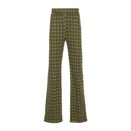 Wales Bonner Wide Trousers Green, Herr