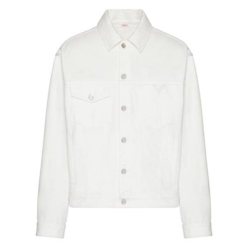 Valentino Garavani Denim Jackets White, Herr