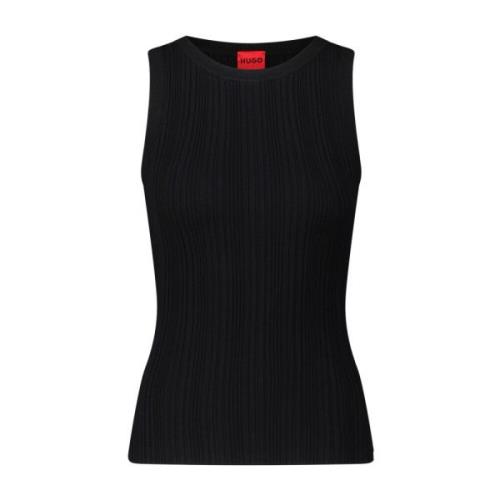 Hugo Boss Sleeveless Tops Black, Dam