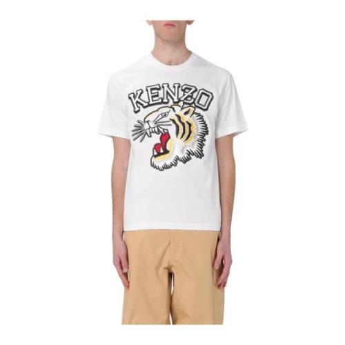 Kenzo Beige Kortärmade T-shirts och Polos Beige, Herr