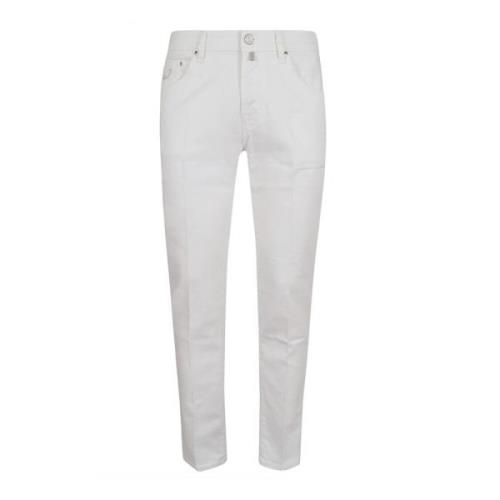 Jacob Cohën Slim-fit Jeans White, Herr