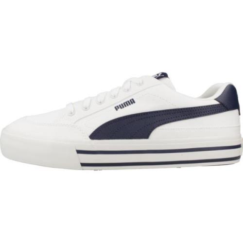 Puma Klassiska Court Sneakers White, Herr