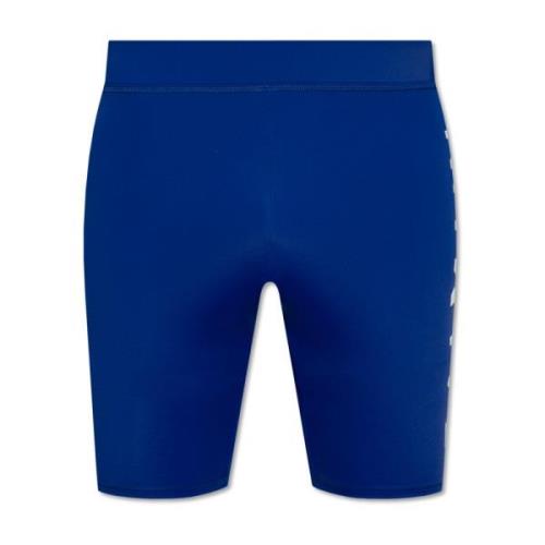 Balmain Badshorts med logotyp Blue, Herr