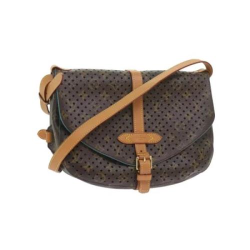 Louis Vuitton Vintage Pre-owned Canvas louis-vuitton-vskor Brown, Dam