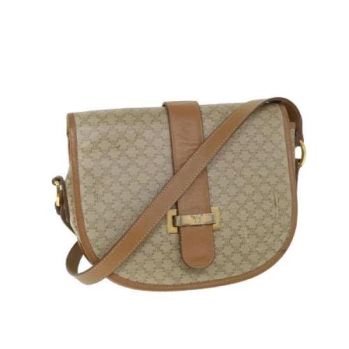 Celine Vintage Pre-owned Canvas celine-vskor Beige, Dam