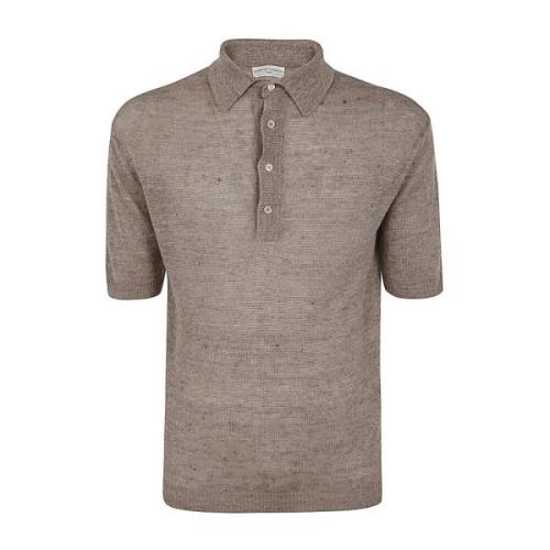 Filippo De Laurentiis Polo Shirts Beige, Herr