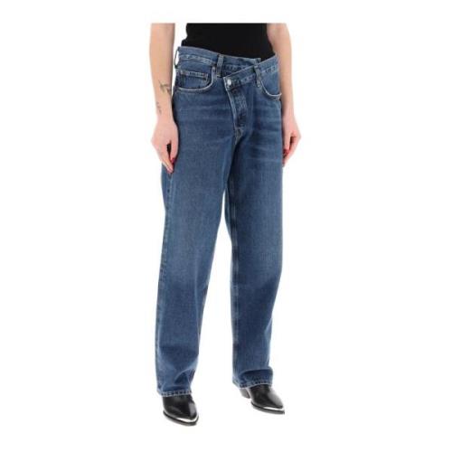 Agolde Loose-fit Jeans Blue, Dam