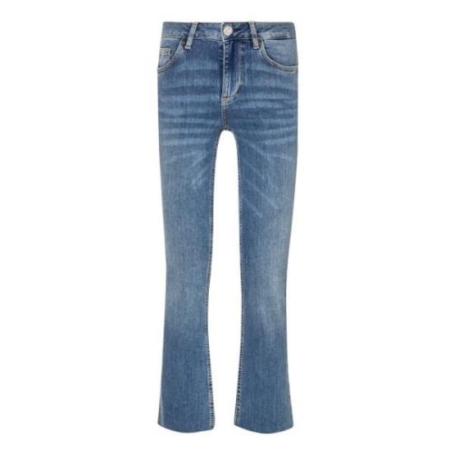 Liu Jo Flared Jeans Blue, Dam