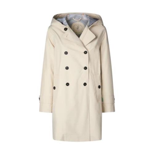 Save The Duck Strand Beige Trench Coat Beige, Dam