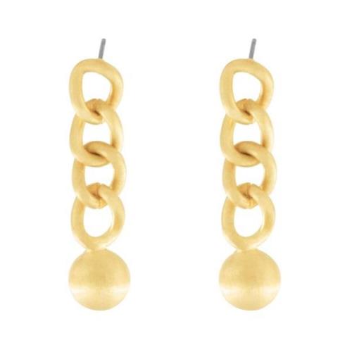 Dansk Copenhagen Earrings Yellow, Dam