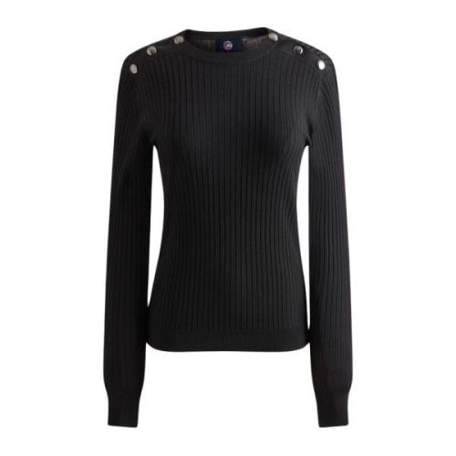 Fusalp Round-neck Knitwear Black, Dam