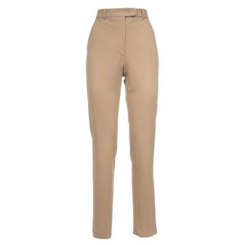 Max Mara Studio Slim-fit Trousers Brown, Dam