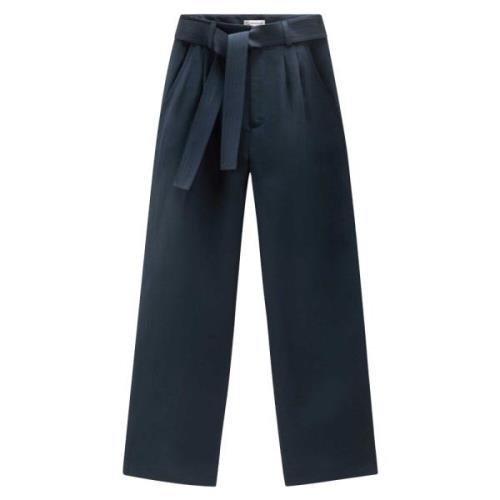 Woolrich Trousers Blue, Dam