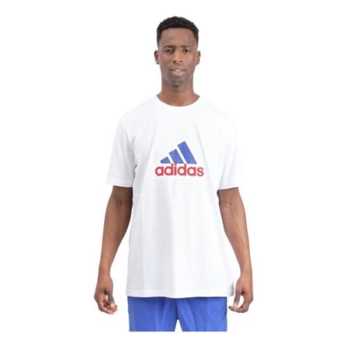 Adidas Sporty Badge Tee White, Herr