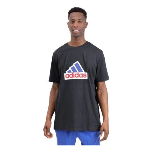 Adidas T-Shirts Black, Herr