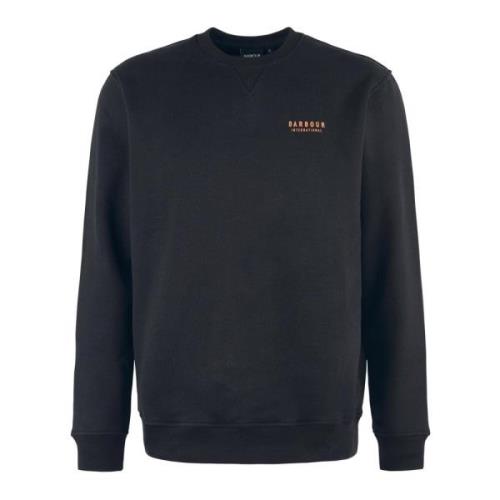 Barbour Grafiskt Logotyp Crew Neck Sweatshirt Black, Herr