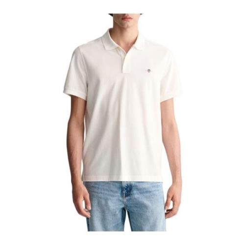 Gant Polo Shirts White, Herr