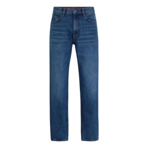 Hugo Boss Straight Jeans Blue, Herr