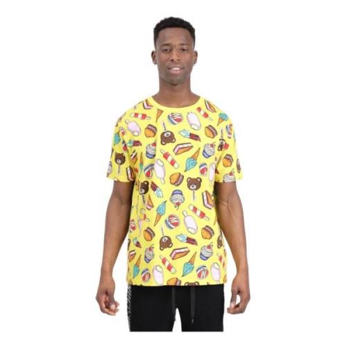 Moschino T-Shirts Yellow, Herr