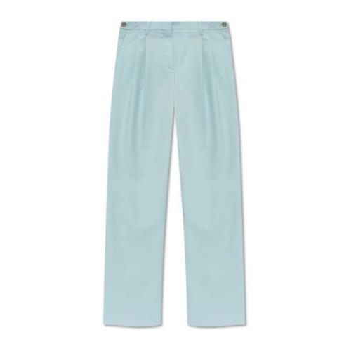 Stella McCartney Höga midjor byxor Blue, Dam