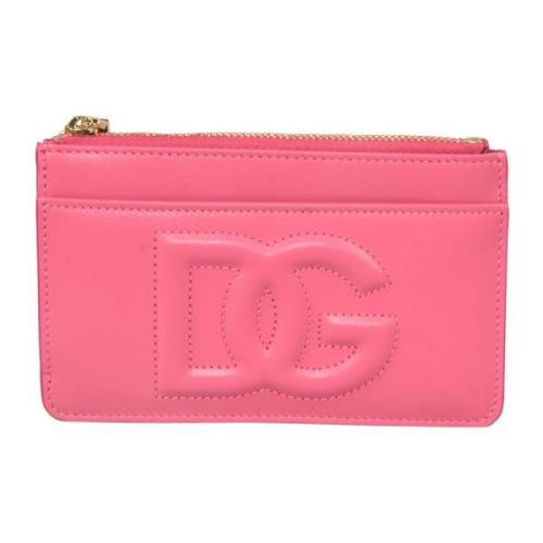 Dolce & Gabbana Wisteria Läder Plånbok Pink, Dam