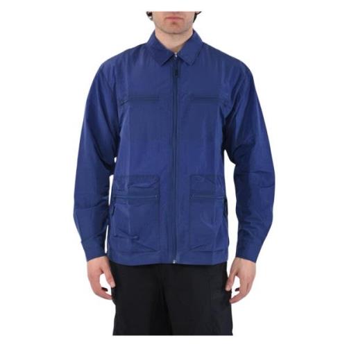 Rains Light Jackets Blue, Herr