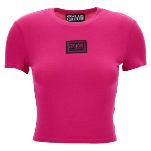 Versace Jeans Couture Rosa T-shirt och Polo Kollektion Pink, Dam