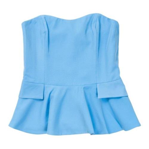 Essentiel Antwerp Celeste Faith Top - Ärmlös Statement Blue, Dam