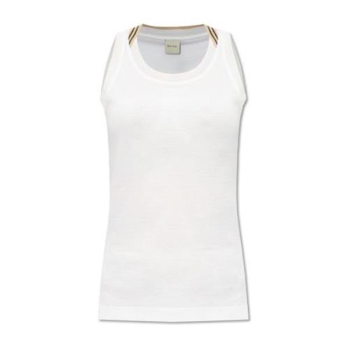 Paul Smith Bomullstanktop White, Dam