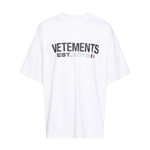 Vetements T-Shirts White, Dam