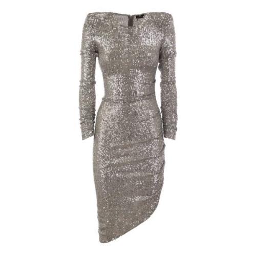 Elisabetta Franchi Party Dresses Gray, Dam